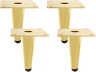 Geesatis Inch Gold Matte Furniture Legs, Modern Iron Tapered Feet, 4-PACK, Diy Open. Price: $10.99.
