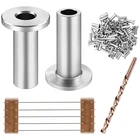 Cke 80 Pack T316 Stainless Steel Protector Sleeves For 1/8" Wire Rope Cable New. Price: $36.99.