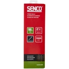 Senco 1/2 In. X 15-GAUGE 34 Galvanized Steel Finish Nails 1000 Per Pack New. Price: $19.95.