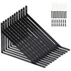 12 Pack L16 X 10 Heavy Duty Shelf Brackets With Screws Wall ... New. Price: $57.82.