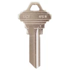 Kaba Ilco SC1-NP Key Blank, Brass, Type 1145, Pin, PK50 New. Price: $26.89.