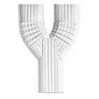 Vyh Downspout Gutter Diverter 2X3, Low Gloss 2"X3", White New. Price: $56.43.