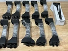 Knape & Vogt 180 Black 8" Shelf - Lot Of 110 Brackets 100 + Unused. Price: $150.00.