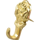 Hillman Rose Brass Plated Push Pin Hangers Pk (122320) Fs Open. Price: $10.00.