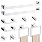 Turs 10-PIECE Bathroom Hardware Accessories Set Chrome Towel Bar Holder New. Price: $121.17.