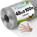 Amagabeli Garden & Home Hardware Cloth 1/2 Inch 48 X 100 Ft 19 Gauge New. Price: $147.90.