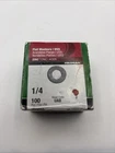 Hillman 1/4" Flat Washers Uss Zinc 270055 Steel Plated 100 Pk New. Price: $15.00.