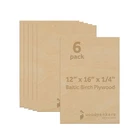 Woodpeckers 6MM Baltic Birch Plywood 1/4X12X16" (6-PACK) B/bb Grade Craft New. Price: $45.66.