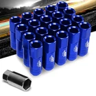 J2 Aluminum Blue Open Top Acorn M12 X 1.50 20MM OD/60MM Height Lug Nuts New. Price: $49.99.