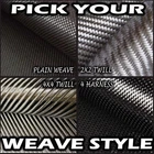 Carbon Fiber Fabric Cloth *plain Weave / 2X2 Twill 4HARNESS Satin* 3K 6K Sale New. Price: $1649.99.