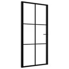 Glass Door Interior With Alloy Handle Esg Aluminum Black Vidaxl New. Price: $397.99.