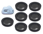 7 Pcs Rubber Grommet 1-3/4"DRILL Hole 1-1/2"ID Black Double-sided Round, Synt... New. Price: $15.26.