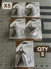 -5PACK Lot National Hardware N260-159 Snap Wall Hook White 50-LB. Load New. Price: $46.43.