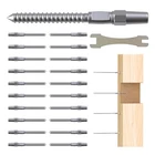 10 Pair Deck Cable Railing Kit With Wire System, 1/8" T316 Stainless Steel Ca... New. Price: $56.37.