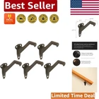 Durable Steel Zinc Standard Handrail Bracket Set 5-PACK Bronze Finish New. Price: $21.59.