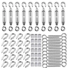 Tootaci M5 Kit, Stainless Steel Turnbuckles For Cables Wire 1/8, 90PC New. Price: $41.87.