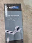Gatco Glam, 24 In. Towel Bar Chrome New. Price: $29.99.