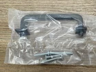 Signature Hardware HL-552-4-BP Klein 4" Cabinet Pull Black Powder Coat Open. Price: $17.99.