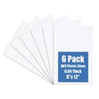 Plastic Sheet 8" 12" 0.04", White Pvc Board Flexible Moldable Impact Stre... New. Price: $13.66.
