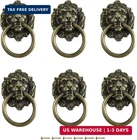 Septe Lion Head Handle Pull Ring, Antique Bronze Drawer Cabinet Jewelry Box New. Price: $18.86.