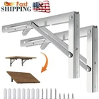 8-20INCH Heavy Duty Folding Table Bracket Shelf Bench Stainless Steel Hinges Us New. Price: $55.79.