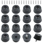 Kemcatui 16 Pack Rubber Feet With Screws, 1" X 0.5" Heavy Duty Non-skid Bumpe... New. Price: $9.79.
