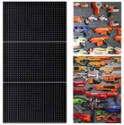 Wallpeg Nerf Gun Storage Organizer Kit, 3X 24"X16" Pegboard Panels New. Price: $82.36.