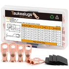 Taukealugs Battery Terminal Copper Connectors Cable Ring AWG6 4 2 Gauge. Price: $31.64.