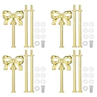 Uxcell 4 Set 3-TIER Cupcake Stand Hardware Handles, Zinc Alloy Gold New. Price: $30.43.