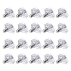 Metallixity Shelf Support Pegs (for 5MM/0.2" Thickness) 20PCS, Silver Tone New. Price: $8.18.