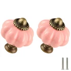 Pink Pumpkin Knobs 2 Pack Ceramic Cabinet Vintage Drawer Pulls - Antiqu... New. Price: $13.27.