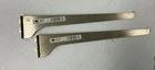 Knape & Vogt Mfg Co 12 Brass Finish Shelf Brackets - Set Of Open. Price: $8.00.
