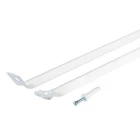 Rubbermaid White Aluminum Direct Mount Brace For Shelving 16 X 12 1.1 New. Price: $16.42.