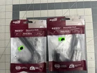 New 2-PACK 2/PC National Hardware N337-903 Reed 4" Multipurpose Hook Matte Black. Price: $22.31.