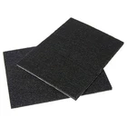 Felt Pad Sheets, Self-adhesive, Black, 4.5 X 6-IN., 2-PK. 93500TV New. Price: $13.24.