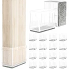 16 Pcs Rectangle Silicone Chair Leg Protectors For Hardwood Floors, Fur... New. Price: $29.16.