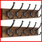Optish 2 Pack Wooden Coat Rack Wall Mount 16.1 Rustic Hanger Hooks 10 New. Price: $31.33.