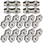Cozihom 1/8 Inch M3 Stainless Steel Duplex 2-POST Cable Clamp, Wire Rope... New. Price: $14.76.