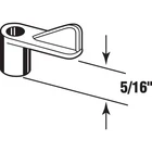 Prime-line PL7773 Bright White Plastic Screen Clip 0.6 In. For 5/16 Frame New. Price: $9.10.