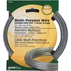 (6)- Hillman Strand X 100' Galvanized Weather Proof Steel Wire 122070 New. Price: $108.89.