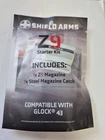 Brand New Shield Arms Z9 Start Kit - 1 Round G43 Magazine &steel Catch. Price: $44.99.