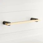 Signature Hardware 453334 6" Masella Solid Brass Cabinet Pull-black Nickel Open. Price: $13.49.