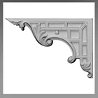 3X Ekena Millwork Nestor Stair Brackets, Left, 9"W 6 1/4"H 5/8"D Freeship! New. Price: $23.99.