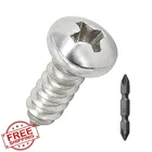 Fayeploo #8X3/4" Stainless Steel Pan Head Wood Screws, 100 Pcs New. Price: $20.00.