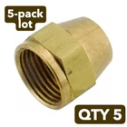 Nos 5-PACK Lot Anderson Metals Brass 5/16" Short Forged Flare Nuts Sae 45 Deg New. Price: $16.01.