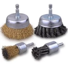 Shitime 3 Inch Knotted Cup Brush Set, 4PCS Drill Attachment With Black New. Price: $14.76.
