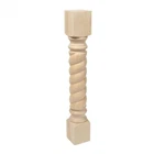 Outwater 35-1/4"H X 5"W 5"D Unfinished Maple Rope Island Leg New. Price: $189.99.