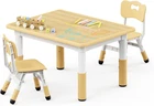 Brelley Kids And Chairs Set, Height Adjustable Toddler Desk 31.5" X 23 New. Price: $85.60.