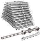 120 Pack T316 Stainless Steel Cable Railing Tension End Fittings For 1/8" Deck New. Price: $133.99.