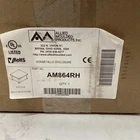 Allied Moulded Products AM864RH Fiberglass Raised Hinge Enclosure 8X6X4 New. Price: $79.00.